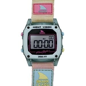 Shark Watch LCD Clear Blue Sky Caroline Shark Classic Leash Strap